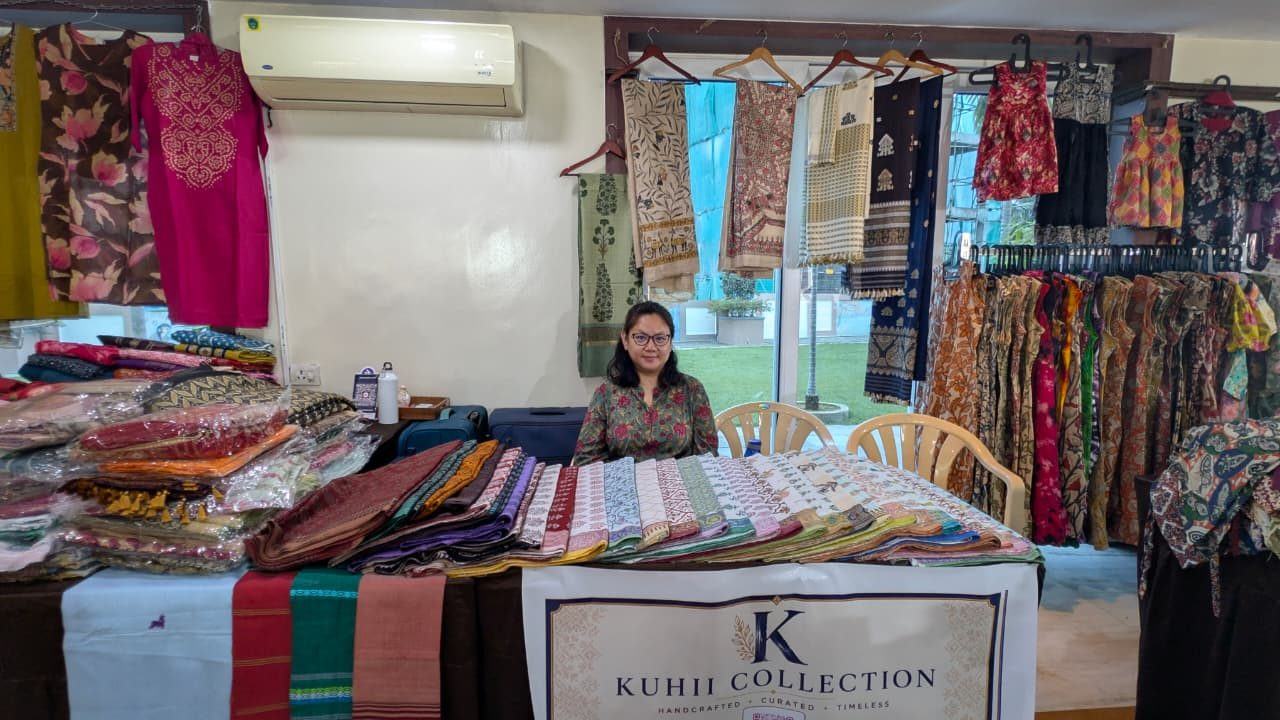 Kuhii Collection stall at MHJ, Hyderabad
