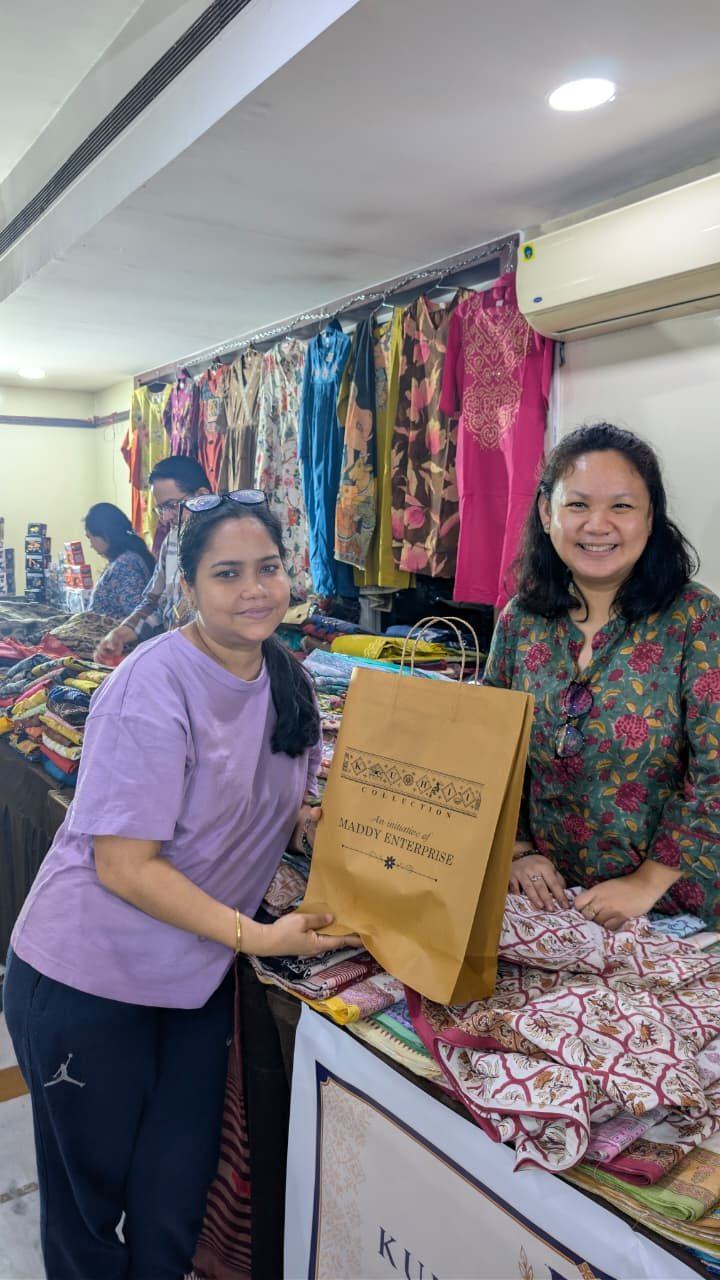 Kuhii Collection stall at MHJ, Hyderabad